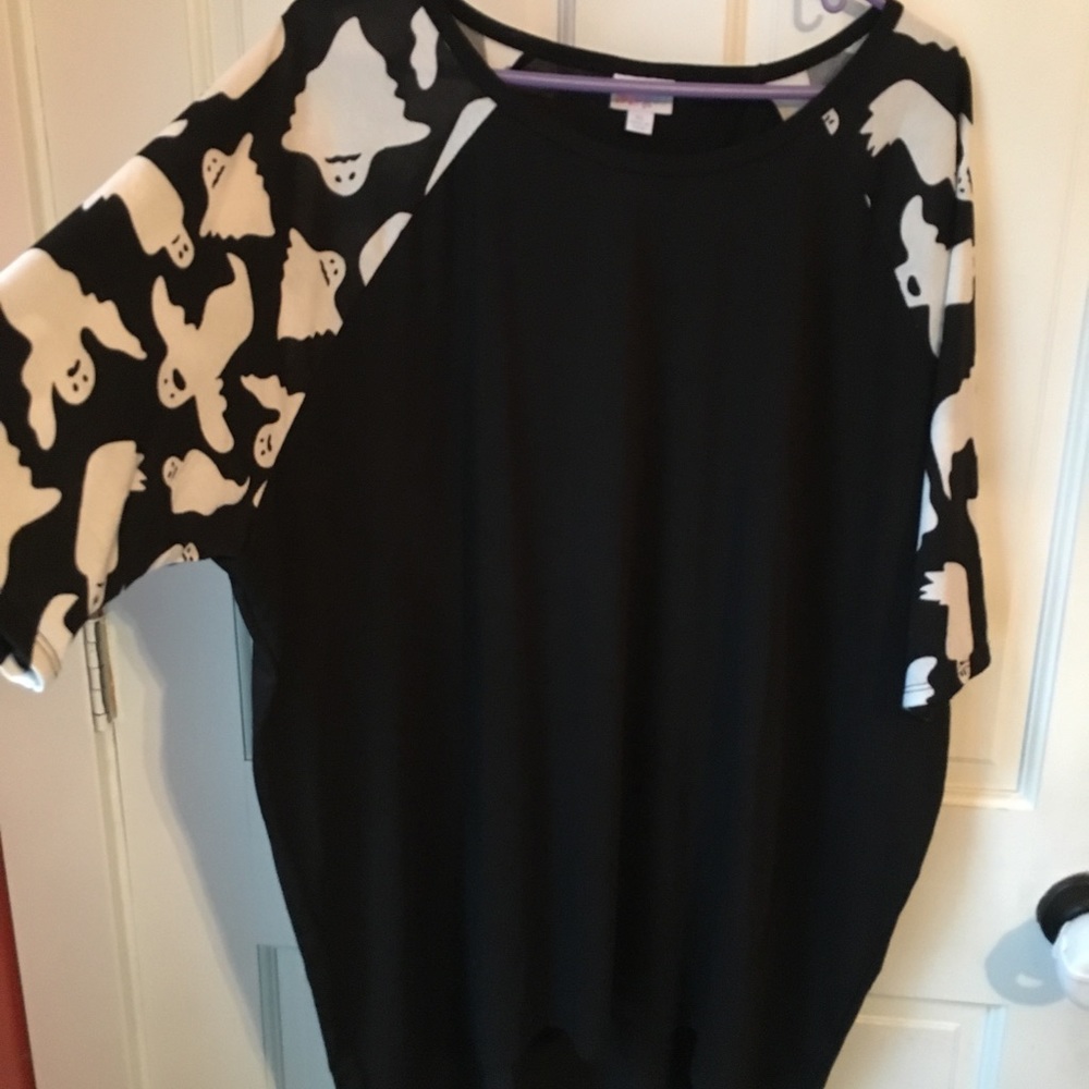 Xl Lularoe Irma in Halloween ghosts print